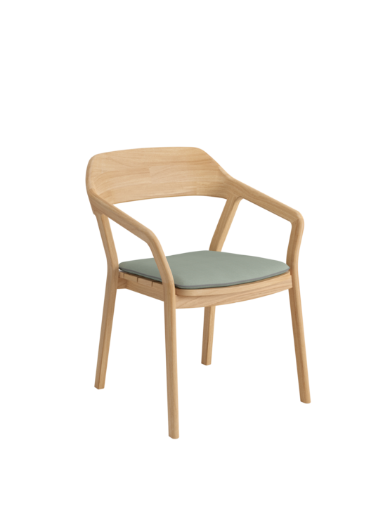 Cushion for Luton Armchair Mineral/seams Taupe